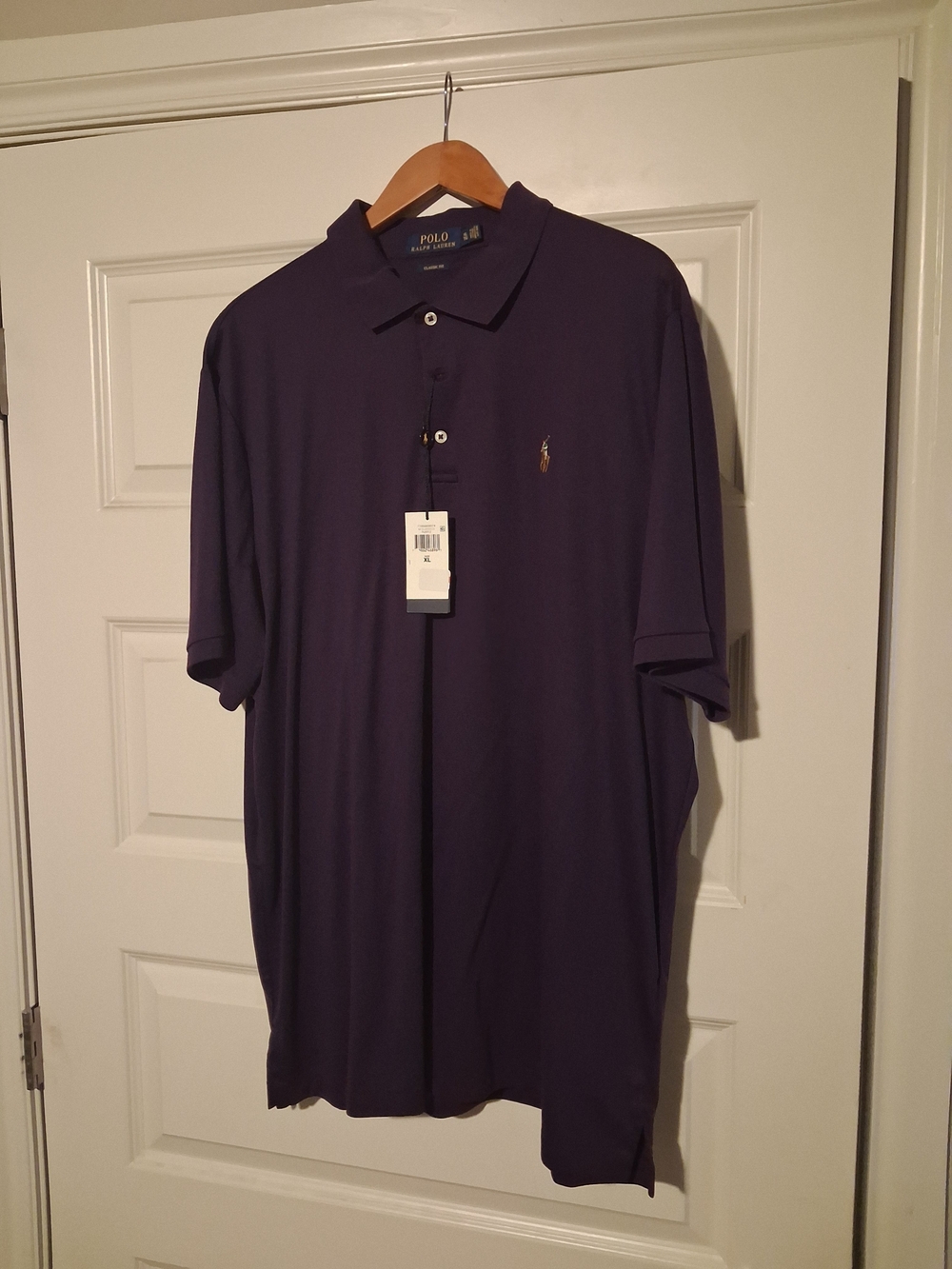 Polo by Ralph Lauren Men's Deep Purple Short-Sleeve Polo